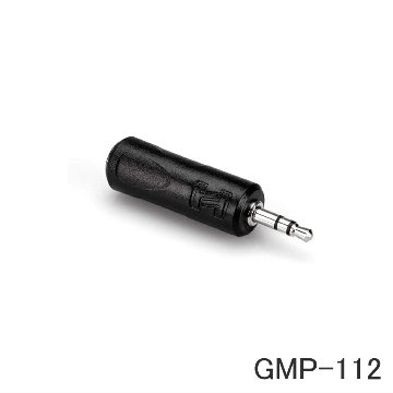 HOSA ホサ ヘッドホン 変換プラグ 1/4” TRS 標準ステレオメス 3.5mm TRS ステレオミニオス ヘッドフォン 3極 GMP-112の画像