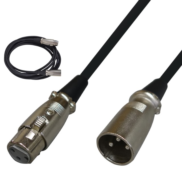Tech テック マイクケーブル 3m XLR キャノン オス XLR キャノン メス TMCC-3 TMCC3 OFC線 シールドケーブル オーディオインターフェースの画像