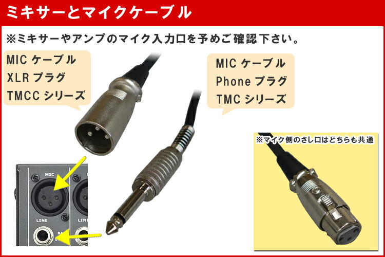Tech テック マイクケーブル 3m XLR キャノン オス XLR キャノン メス TMCC-3 TMCC3 OFC線 シールドケーブル オーディオインターフェースの画像