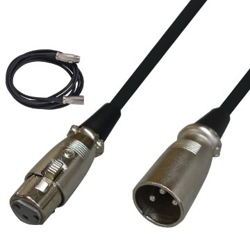 Tech テック マイクケーブル 3m XLR キャノン オス XLR キャノン メス TMCC-3 TMCC3 OFC線 シールドケーブル オーディオインターフェースの画像