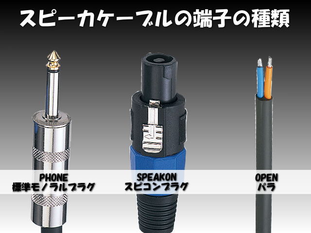 YAMAHA ヤマハ純正ケーブル YSC20PP STAGEPAS対応 スピーカーケーブル 20m 両側 標準モノラルプラグ STAGEPAS400BT STAGEPAS600BTの画像