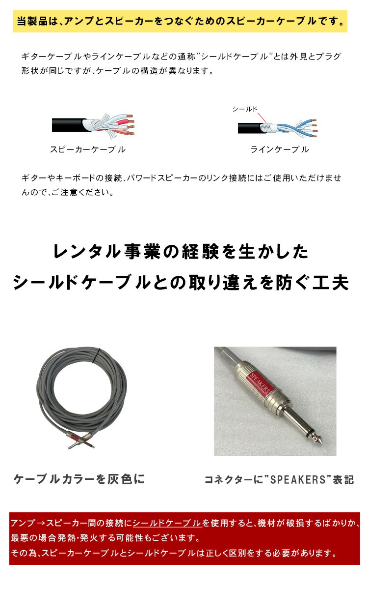 FGC製作 CANARE　スピーカーケーブル　30m(収縮チューブ仕上げ)の画像