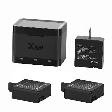 xvive U5 U5T2用バッテリー 充電器セット U5Cの画像