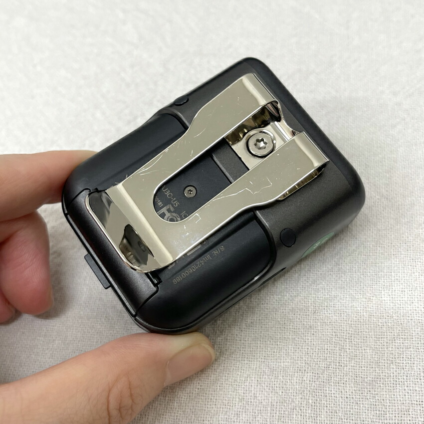 訳あり品■xvive ワイヤレスピンマイク 1個セット 送受信機 バッテリーセットの画像
