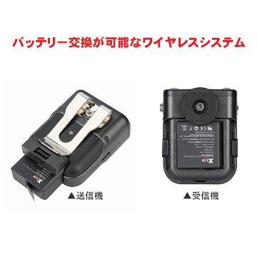 訳あり品■xvive ワイヤレスピンマイク 1個セット 送受信機 バッテリーセットの画像
