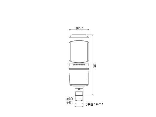 audio technica オーディオテクニカ AT2020 コンデンサーマイク コストパフォーマンスに優れたエントリーモデルの画像