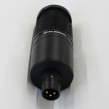audio-technica AT2020 コンデンサーマイク (丸パイプ対応デスクアームマイクスタンド/マイクケーブル付)の画像