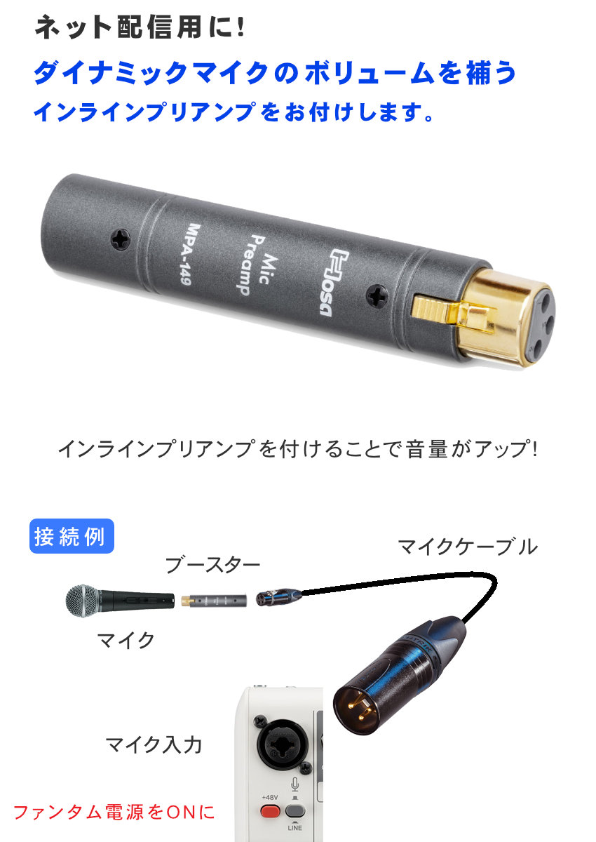SHURE SM7B + インラインプリアンプと頑丈なデスクアームスタンドセットの画像