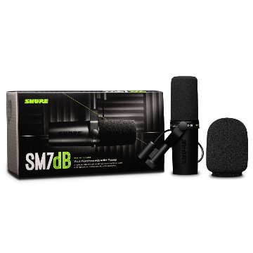 SHURE SM7dB ダイナミックマイク マイクプリ内蔵の画像