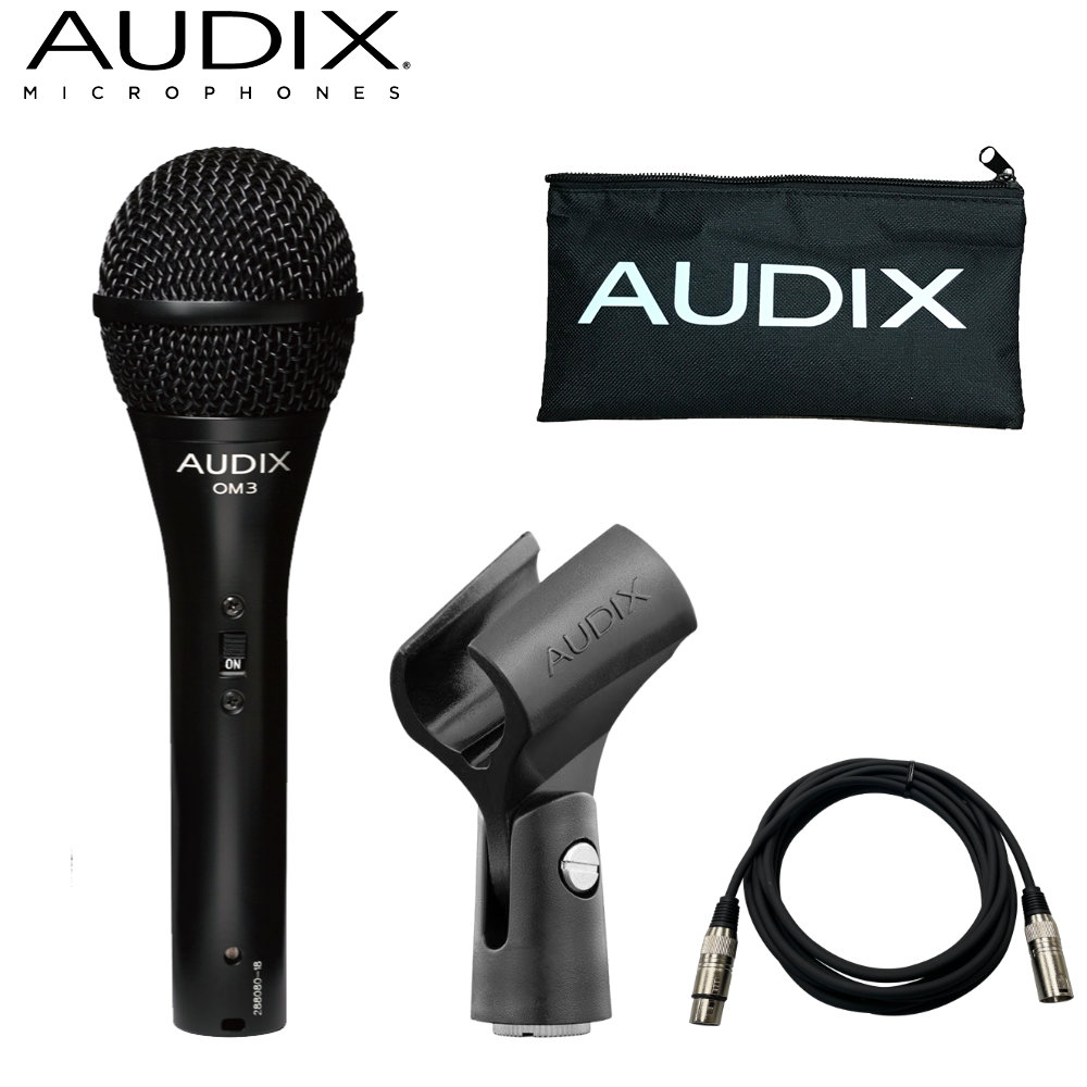 AUDIX ダイナミックマイク OM3S (LiveLine永久保証のマイクケーブル5m付き)の画像