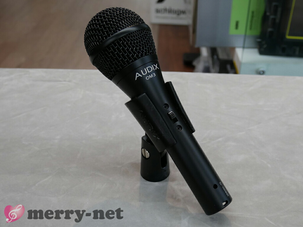 AUDIX ダイナミックマイク OM3S (LiveLine永久保証のマイクケーブル5m付き)の画像