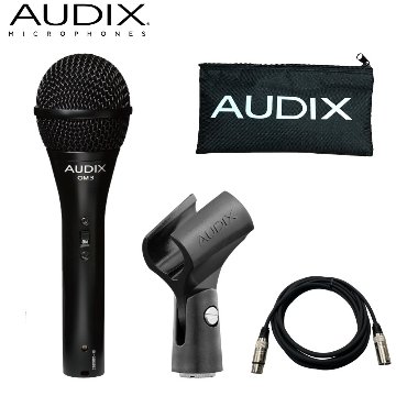 AUDIX ダイナミックマイク OM3S (LiveLine永久保証のマイクケーブル5m付き)の画像