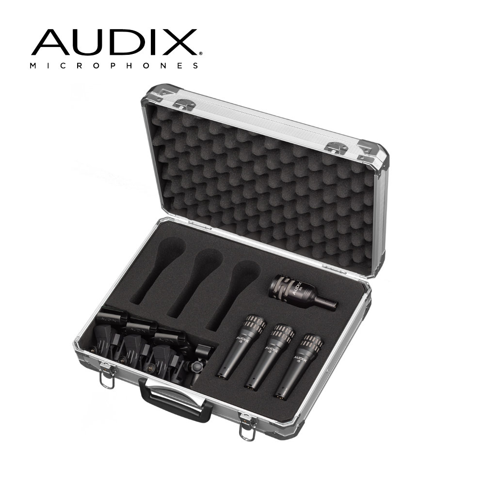 AUDIX ドラム マイキングセット マイク4本セット ケース付きの画像