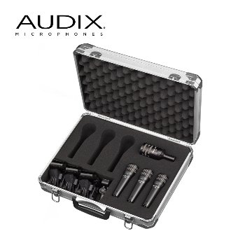 AUDIX ドラム マイキングセット マイク4本セット ケース付きの画像