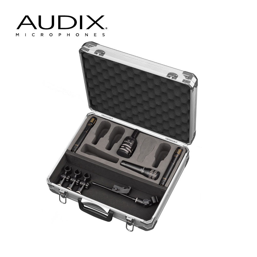 AUDIX オーバーヘッド+スネア+バスドラム用マイク 4本セットの画像
