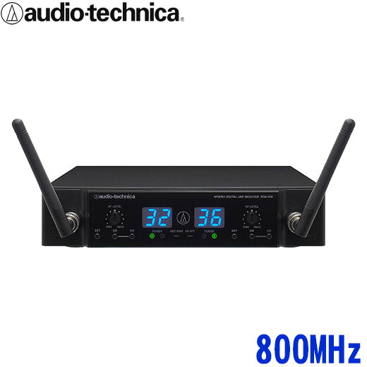 audio-technica 充電式800MHzワイヤレスマイク2本セット 会議室・カラオケに　ATW-T63/ATW-R76の画像