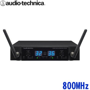 audio-technica 充電式800MHzワイヤレスマイク2本セット 会議室・カラオケに　ATW-T63/ATW-R76の画像