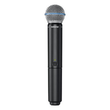 SHURE ワイヤレスマイク BETA58Aヘッド 設備/PA向き受信機 BLX24RJ/B58-JBの画像