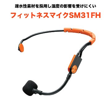 SHURE フィットネスに最適なワイヤレスヘッドマイクセット BLX14J/SM31-JBの画像