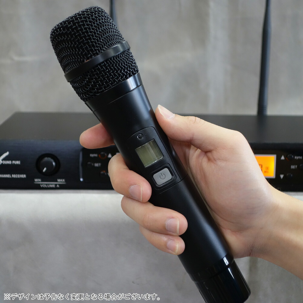 SOUNDPURE サウンドピュア 8011II ワイヤレスハンドマイク単品 ボタン式 スイッチ マイク送信機 トランスミッター B帯 800MHzの画像