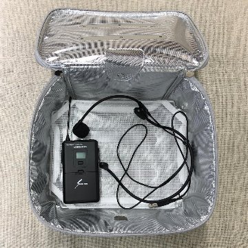 ARMOR アルモア UVC消毒バッグ AR-UVB ARUVB ハンドマイク4本同時消毒可能 紫外線滅菌 コンデンサーマイク ヘッドセットマイク ダイナミックマイクの画像