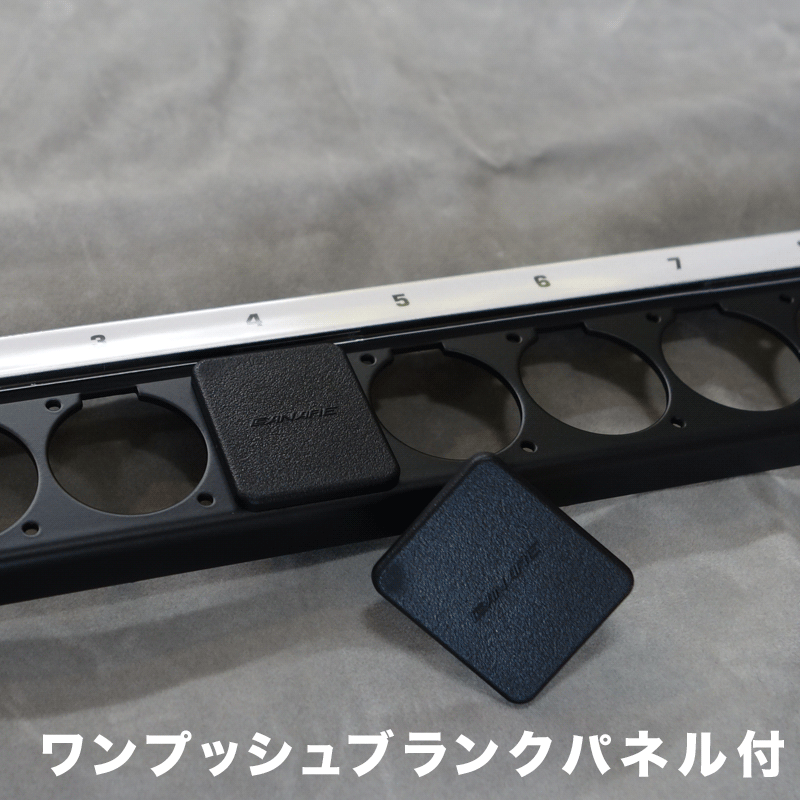 CANARE カナレ 50Ω BNCリセプタクルコネクター BJ-JRU 2個 コネクタパネル 1U-AS1 ブランクパネル BP-DXF 取り付けねじセット SOUNDPURE 受信機２台分の画像