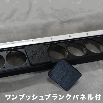CANARE カナレ 50Ω BNCリセプタクルコネクター BJ-JRU 2個 コネクタパネル 1U-AS1 ブランクパネル BP-DXF 取り付けねじセット SOUNDPURE 受信機２台分の画像
