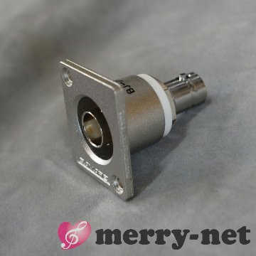 CANARE カナレ 50Ω BNCリセプタクルコネクター BJ-JRU 4個 コネクタパネル 1U-AS1 ブランクパネル BP-DXF 取り付けねじセット SOUNDPURE 受信機２台分の画像