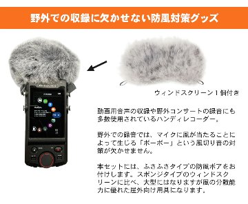 TASCAM PortacaptureX8 + ウィンドスクリーンセットの画像
