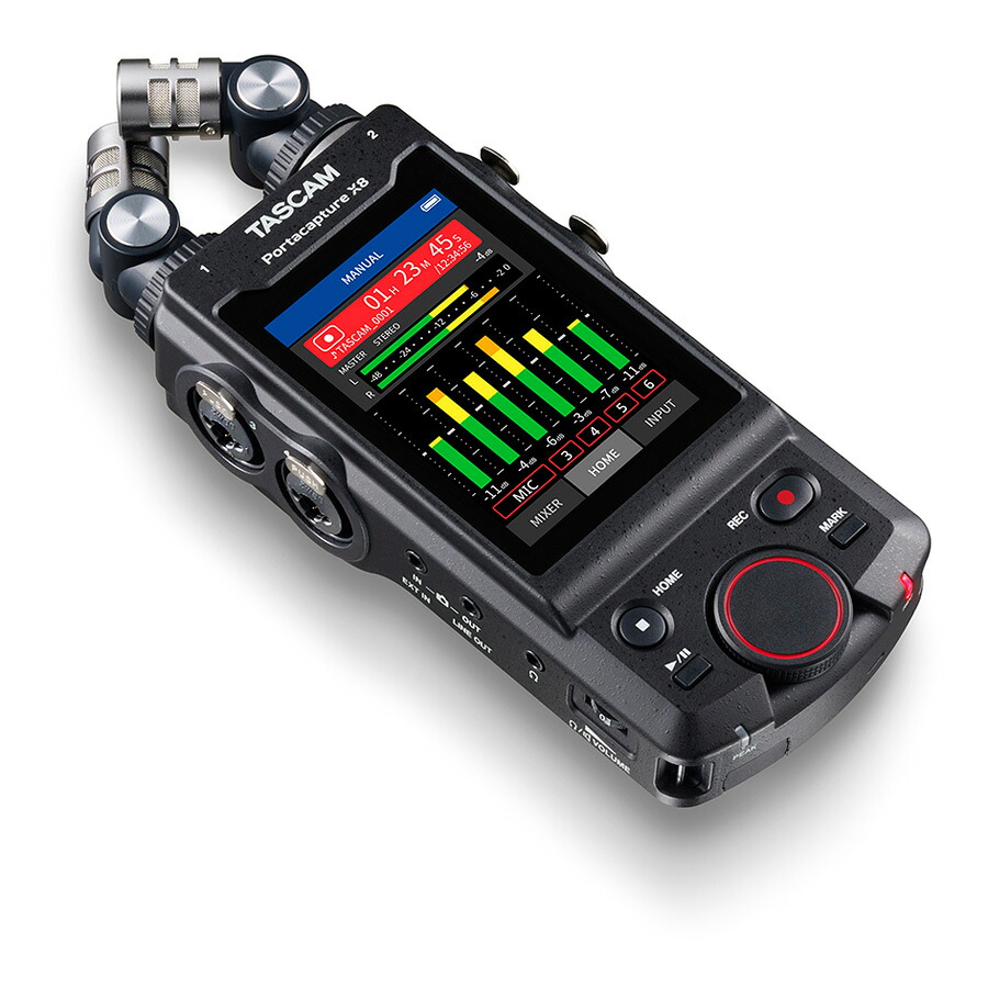 TASCAM PortacaptureX8 + ソフトケース・ウィンドスクリーン・給電器セットの画像