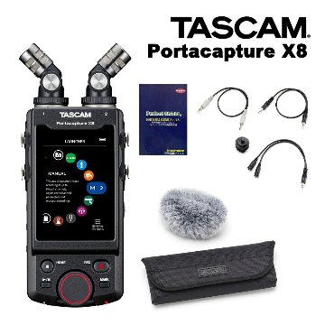 TASCAM Portacapture X8 + ビデオ向きアクセサリーキット AK-DR11CmkIIの画像