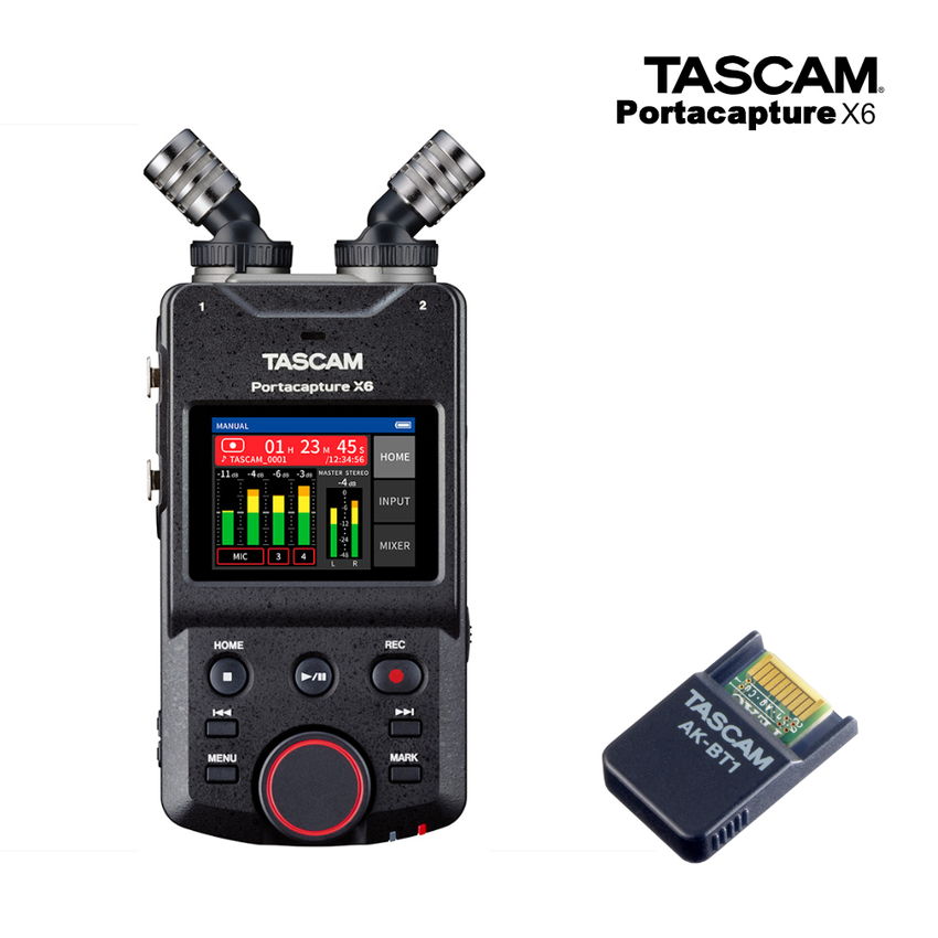 TASCAM Portacapture X6 Bluetoothアダプター AK-BT1セットの画像