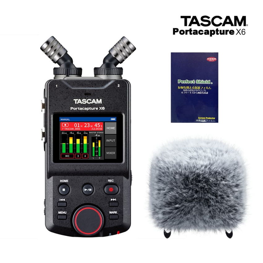 TASCAM Portacapture X6 (ウィンドスクリーン+保護フィルムセット)の画像