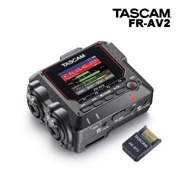 TASCAM FR-AV2 レコーダー本体 + Bluetoothアダプター AK-BT2セット ブルートゥースの画像