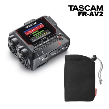 TASCAM FR-AV2 レコーダー本体 + 汎用ケースセットの画像