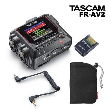 TASCAM FR-AV2 + AK-BT2 タイムコード同期に最適なステレオミニケーブルセット マイク入力向きの画像