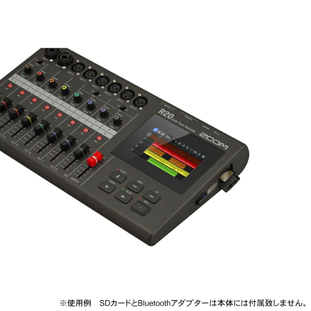 ZOOM MTR R20 本体 + コンデンサーマイクセット 宅録 ボーカル録音の画像