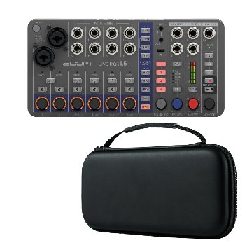 ZOOM ズーム LiveTrak L-6 / L6 ミキサー型MTR セミハードケース付きの画像
