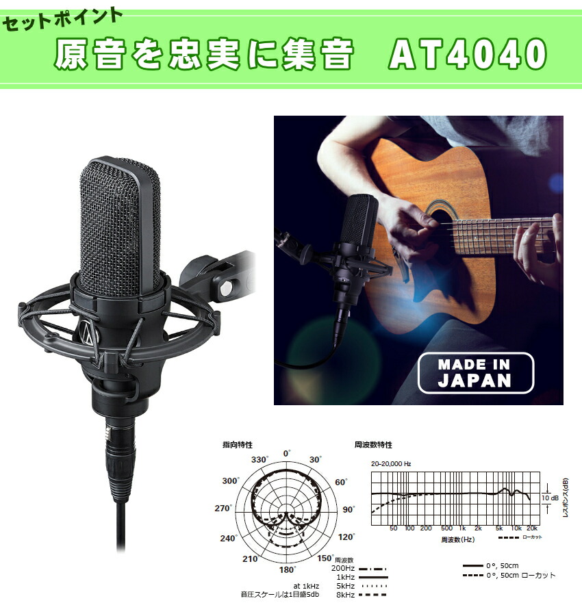 ZOOM ズーム LiveTrak L6 ミキサー型MTR + audio-technica AT4040 録音セットの画像