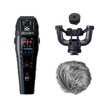 ZOOM M4 本体 + ショックマウントセット ウィンドスクリーン付属の画像