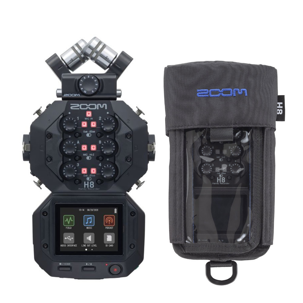 ZOOM ズーム H8 ハンディレコーダー ソフトケースセットの画像
