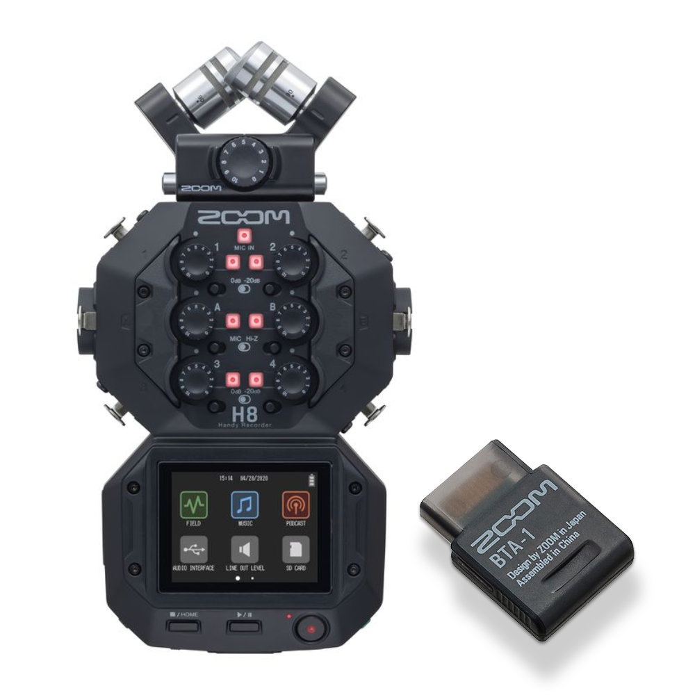 ZOOM ハンディレコーダー H8 Bluetooth アダプター BTA-1の画像