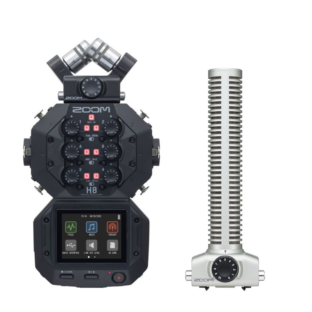 ZOOM ズーム H8 ガンマイクセット SGH-6付の画像