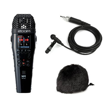ZOOM M4 32Bit FLOAT レコーダー + TASCAM ピンマイクセット TM-10LBの画像