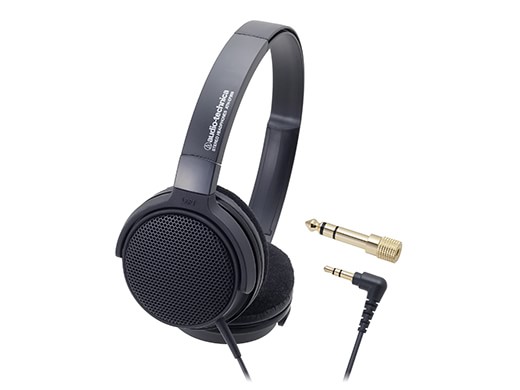 audio-technica オーディオテクニカ 楽器用 モニターヘッドホン 有線 ヘッドフォン 3極 変換プラグ付属 コード角度調節可能 コード片出し ATH-EP300の画像