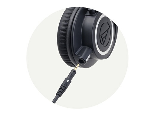 audio-technica スタジオモニターヘッドホン 有線 密閉ダイナミック型 コード脱着可 コード3種類付き M50の次世代 プロフェッショナル ATH-M50xの画像