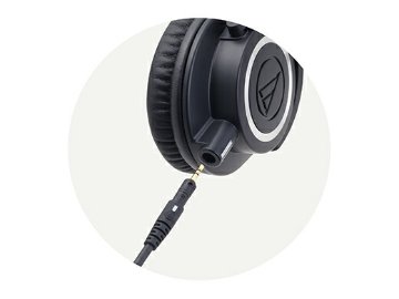 audio-technica スタジオモニターヘッドホン 有線 密閉ダイナミック型 コード脱着可 コード3種類付き M50の次世代 プロフェッショナル ATH-M50xの画像