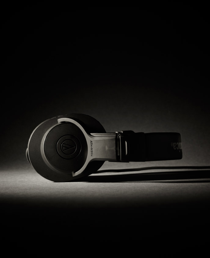 audio-technica オーディオテクニカ モニターヘッドホン 有線 スタジオモニターヘッドフォン 変換プラグ付属 プロフェッショナル ATH-M20xの画像