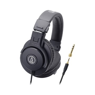 audio-technica オーディオテクニカ モニターヘッドホン 有線 スタジオモニターヘッドフォン 変換プラグ付属 プロフェッショナル ATH-M30xの画像