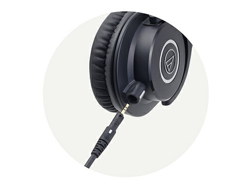 audio-technica スタジオモニターヘッドホン 有線 密閉ダイナミック型 コード脱着可 コード2種類付き プロフェッショナル ATH-M40xの画像